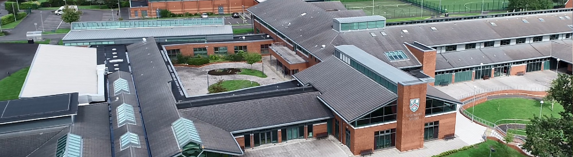 Strathearn School from above