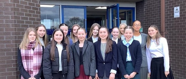 Pupils from Form 2 & 3 travelled to Craigavon Courthouse to take part in the Magistrates Court Trial.